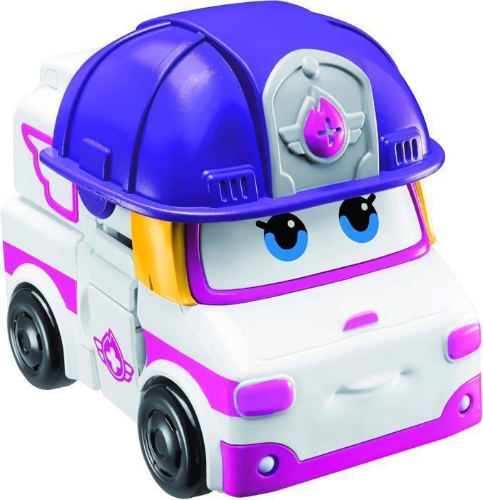 Super Wings Bello – Avion Transformable En Robot 12 Cm, Articulé, Dès 3 Ans, Jouet 2 En 1 Inspiré De La Série Animée