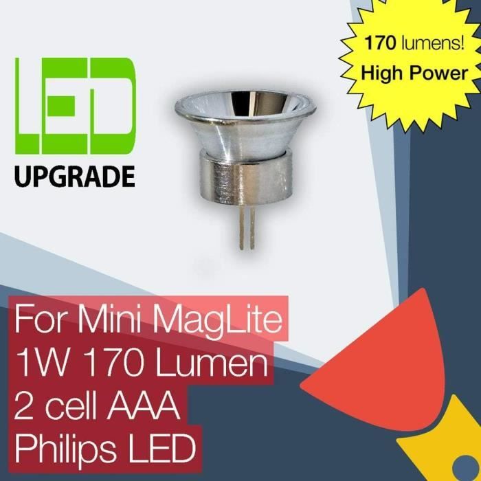 Maglite Mini 2-Cell AAA lampe de poche LED - Noir