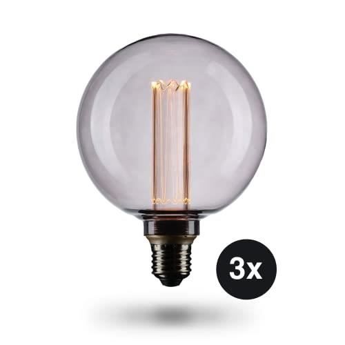 CrownLED Ampoule LED E27 3,5W 1800k Douille E27 Verre Fumé Gradable  Filament Rétro SY17 Classe A+ Multicolore