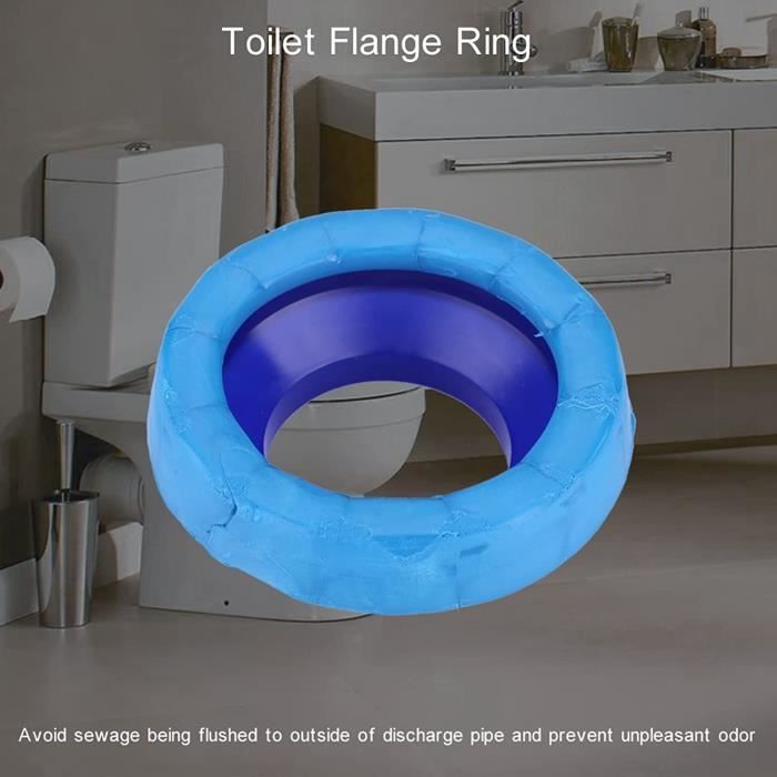Bague d'étanchéité de toilette, bride épaissie, anneau anti-odeur