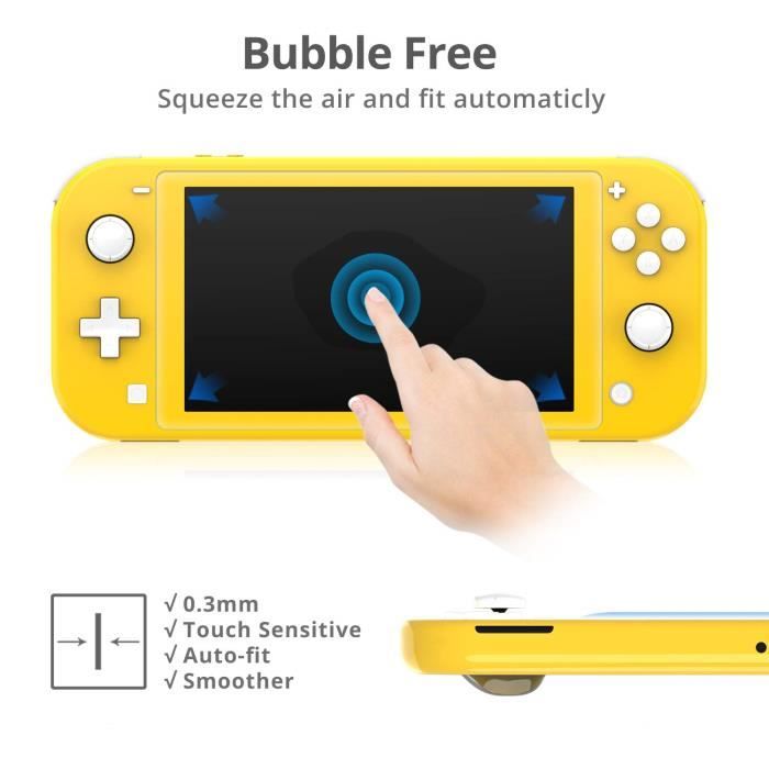 Film Vitre Pour Nintendo Switch Lite 5.5 Verre Trempé De Protection  Transparent - - Ecran de protection BUT