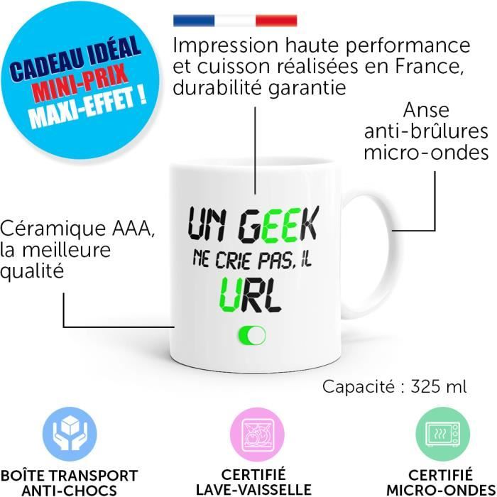 Mug Drôle Motivation Cadeau Anniversaire Noël - Blanc - Neuf