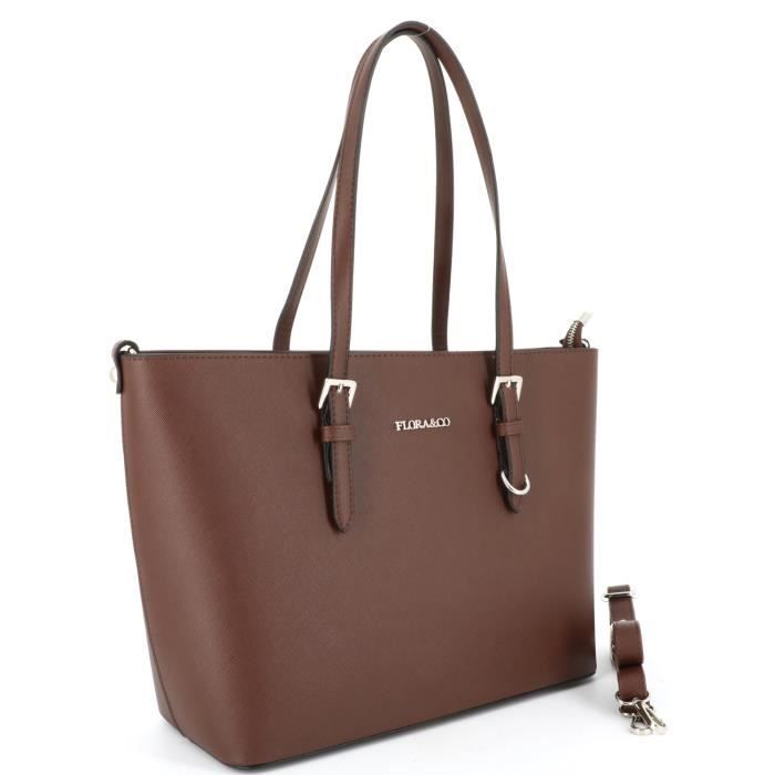 Sac flora and deals co marron