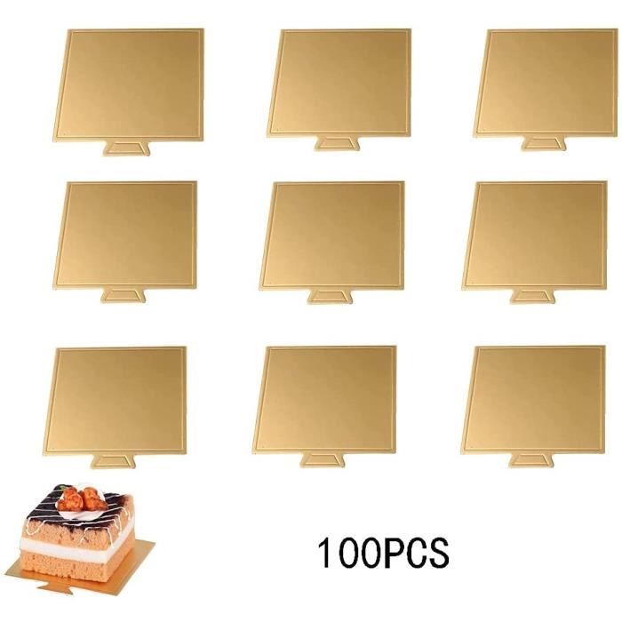 Lot de 100 supports à gâteau en carton - En ousse - Pour gâteau - Pour Lot de 100 supports à gâteau en carton - En ousse - Pour gâteau - Pour