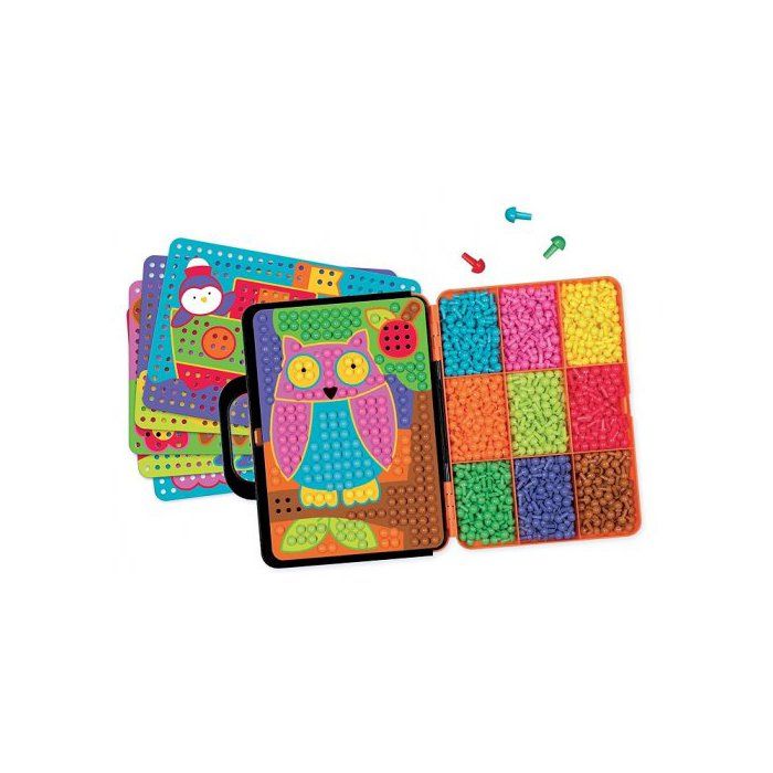 Coffret Tissage Avenue Mandarine - Animaux De La Ferme - 4 Cartons + 23 Rubans - Dès 4 Ans