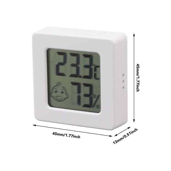 Mini Thermomètre Hygromètre Numérique Digital Température Humidité  intérieur