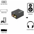 Convertisseur Numérique-Analogique Audio Adaptateur DAC Toslink Coaxial Optique vers RCA L/R Audio Stéréo Xbox PS4 Home Cinéma-2