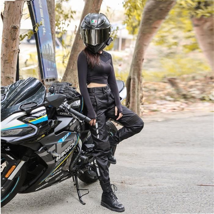 XXL Veste blanche Pantalon de moto pour Motocross pour femmes veste reflechissante costume de protectio Cdiscount Auto