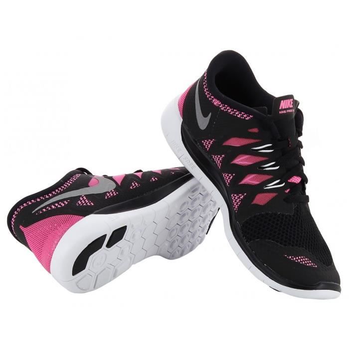 Nike free 5 noir et rose online