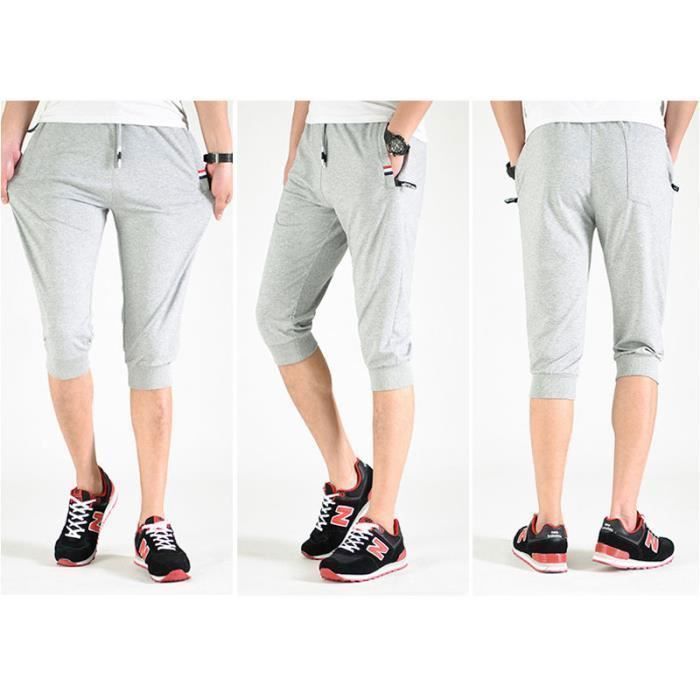 Pantacourt Homme Pantacourt Coton Jogging Sport Et Slim avec