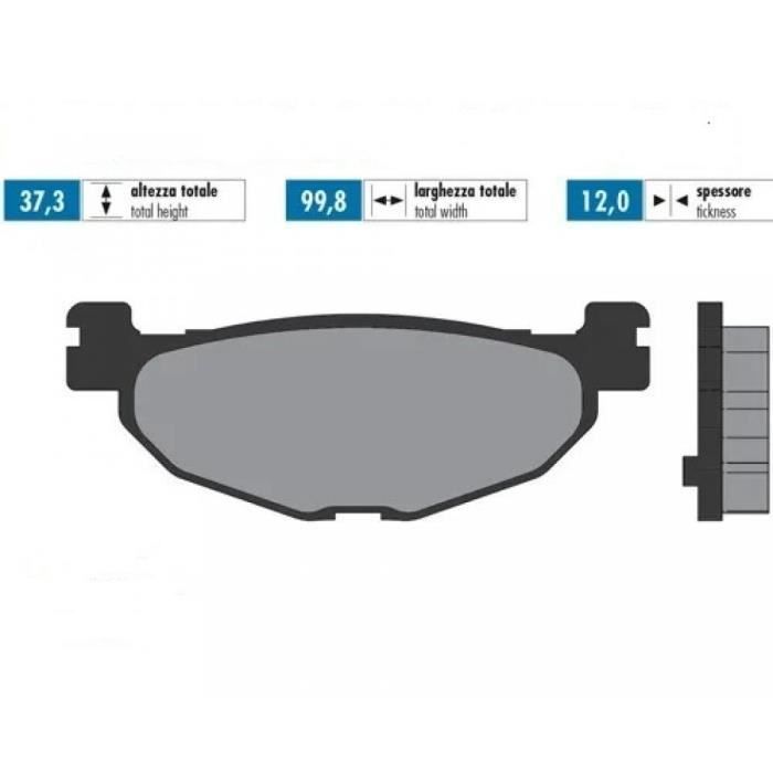 Kit De Plaquettes De Frein RB Max Pour Votre Peugeot Citystar 50 (2017-2019) – Freinage Fiable Et Sûr ! - 11
