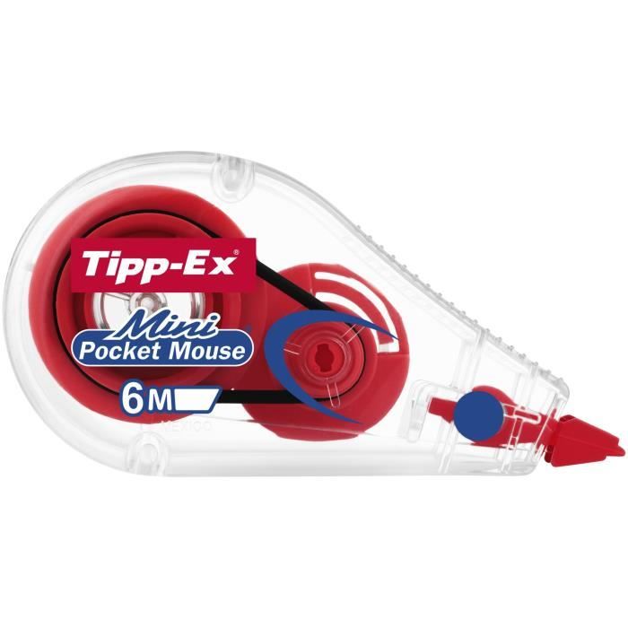 Lot De 10 Rubans Correcteurs Kasimir Souris - Blanc 5mm X 8m - Roller Correcteur Avec Capuchon