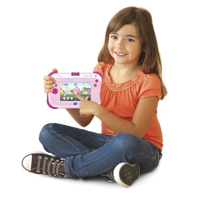 Ordi-Tablette Enfant VTECH Genius XL Color Rose - 2 en 1 avec écran couleur  - Mixte - A partir de 5 ans - Cdiscount Jeux - Jouets