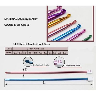 Prym Uncinetto Tunisino In Alluminio – 3,00 Mm X 30 Cm, Per Lana E Lavori Afghani