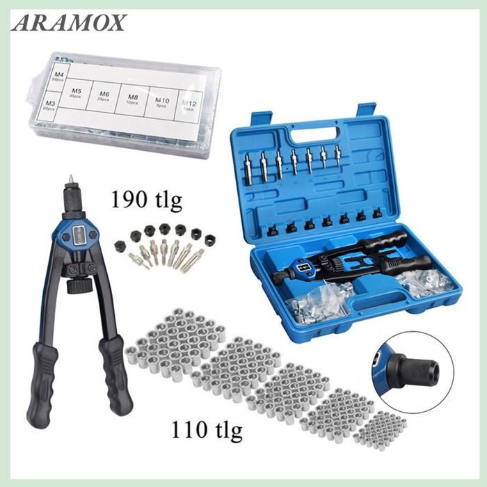 Kit de Rivets, Kits de Riveteuses à Main Kit de Rivets Pop Rivets Pop ...