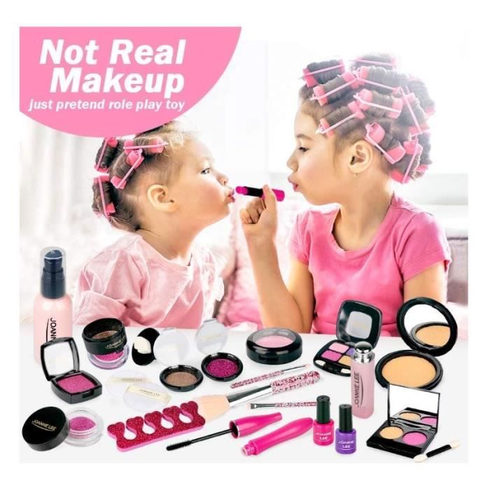 Maquillage Enfant Faux - Malette Maquillage Jouet -Cosmétiques Beauté pour  Enfants Jeux D'imitation Cadeau pour Enfant Petite Filles - Cdiscount Jeux  - Jouets