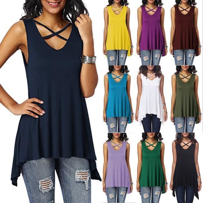 Gilet tee shirt femme outlet