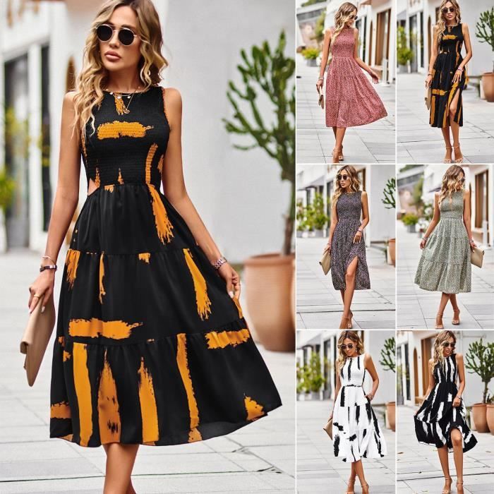 Robe femme chic Mode elegant Occasionnel cool Noir Nathan Noir Cdiscount Pret a Porter