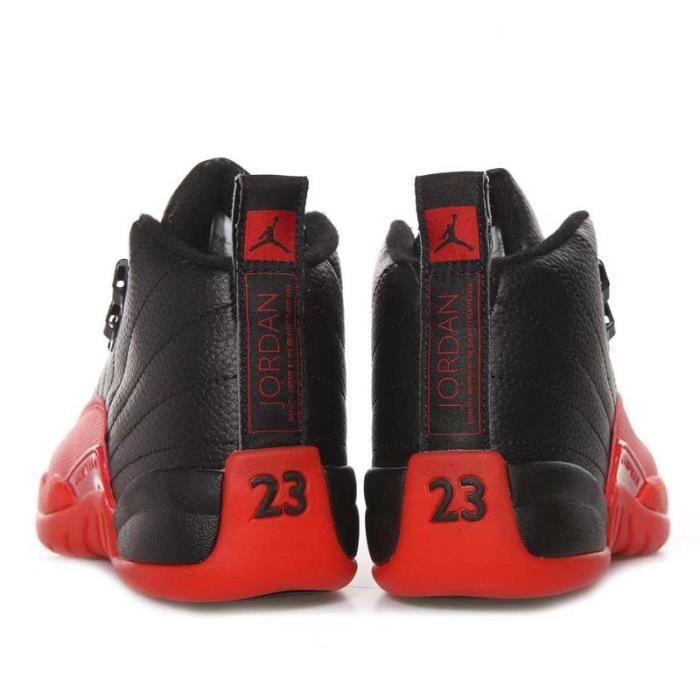 Jordan 12 noir et rouge deals