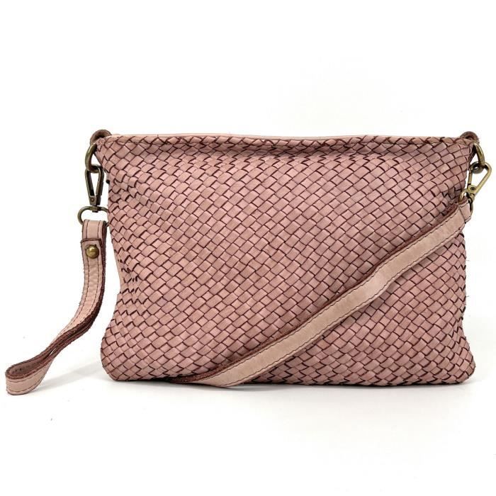 Sac à main OH MY BAG MISS JOE Cuir italien Moutarde