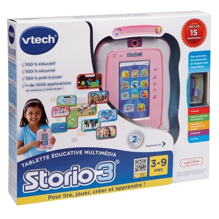 VTECH Storio Max 5'' Tablette enfant WiFi Bleu - Cdiscount Jeux - Jouets