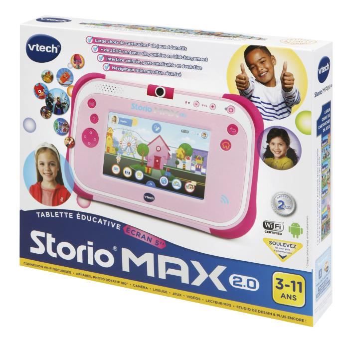 VTECH Console Storio Max 2.0 5 Rose Tablette Educative Enfant Cdiscount Jeux Jouets