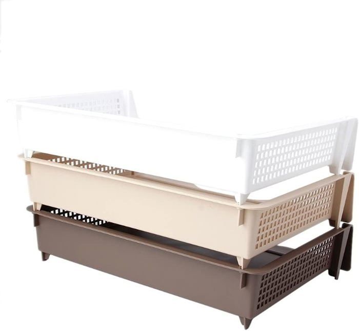 Cadine Lot De 6 Plateaux De Rangement Bureau A4 Empilables – Organiseur Multicouche Noir Pour Dossiers, Courrier & Documents
