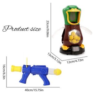Set De 6 Cibles Canettes En EVA Pour Pistolet à Billes - Rouge - 6.5x4.5cm