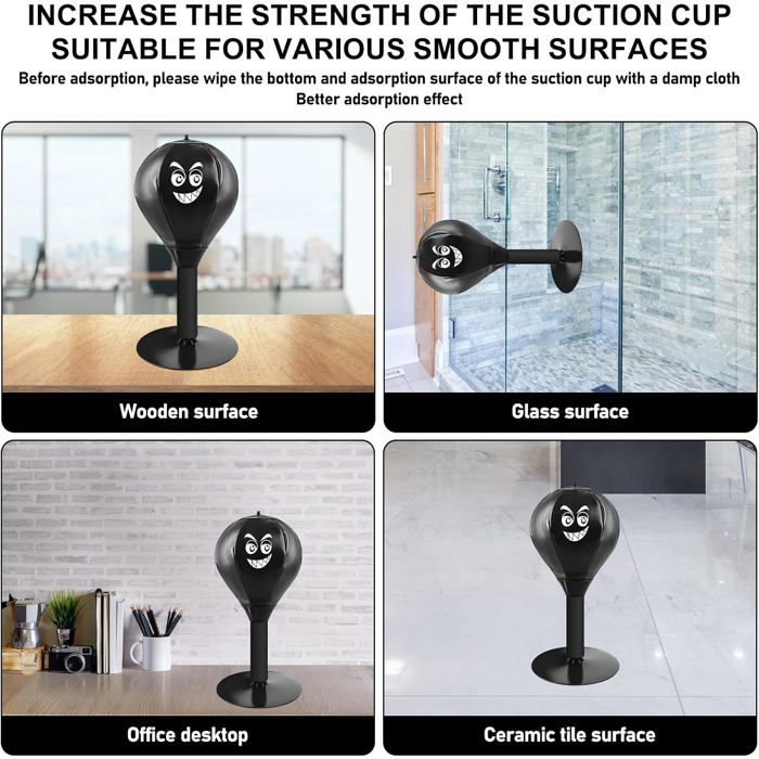 Punching-Ball De Table, Mini Sac De Frappe Pour Le Bureau, Soulager Le Stress, Ballon Poire Boxe
