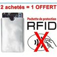 Etui protecteur securité Pochette de protection RFID / NFC pour carte bancaire --0