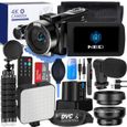 NBD Caméra vidéo caméra 4K, caméra d'enregistrement vidéo uhd 60fps / 48mp autofocus pour caméra numérique Youtube Caméscope-0