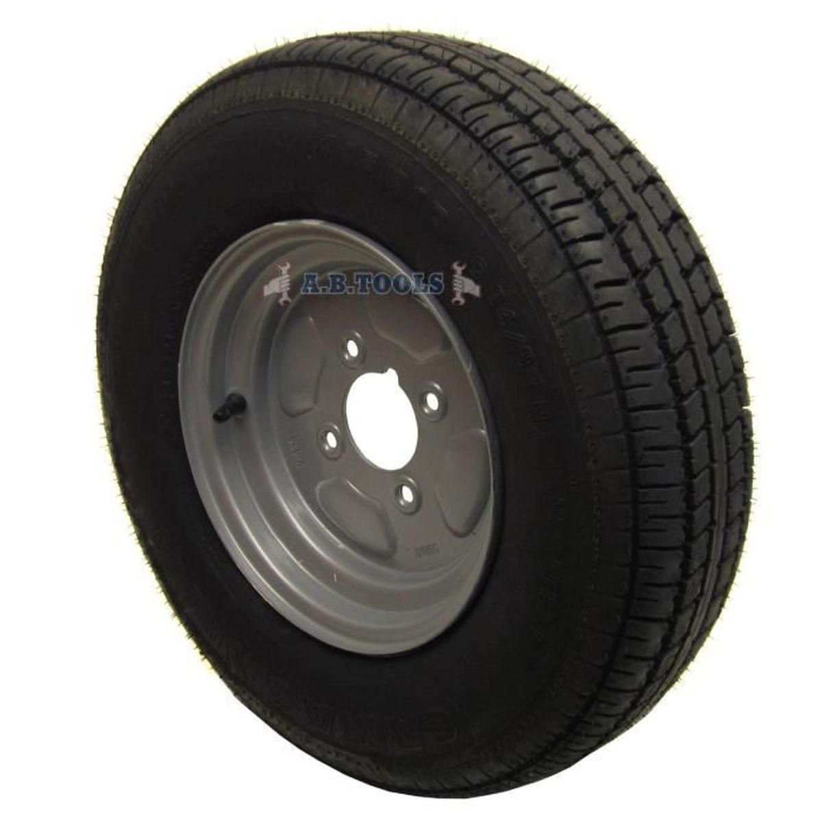Roue De Remorque 450 X 10 Quatre Trous Roue et pneu de remorque 145 x 10" 8 PLIS 4"pcd TRSP04 - Cdiscount Auto