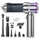 DARMOWADE Aspirateur à Main, 22000Pa 4 in 1 Aspirateur Voiture Puissant sans Fil, 3 Vitesses pour Maison Voiture Bureau Canapé Poils d'animaux