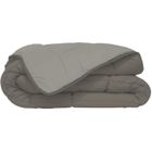TOISON D'OR CALGARY Couette chaude Microfibre 400g/m² Taupe & Lin 240x260cm