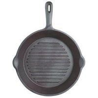 Kitchen Craft Clearview Grill Pan, Cast Iron 24cm