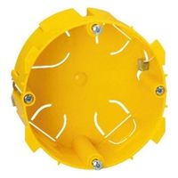 LEGRAND Boîte ronde à vis x40 - Ø85 mm - jaune