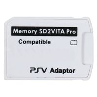 Adaptateur de Carte Micro SD SD2VITA PSV pour Carte mémoire de Jeu PS Vita 1000/2000 avec micrologiciel 3.60 (PAS CARTE MÉMOIRE