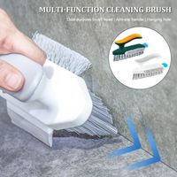 Brosse nettoyage salle de bain-Peut être utilisé sur les fenêtres, les sols, les cuisines, les salles de bains et les espaces-blanc