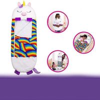 Sacs De Couchage Pyjamas - Grand Oreiller De Jeu Et Sac De Couchage Forme Licorne Cadeau Pour Enfant - Blanc