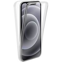 Coque iPhone 12 mini Avant + Arrière 360 Protection Intégrale Transparent Silicone Gel Souple Etui Tactile Housse Antichoc