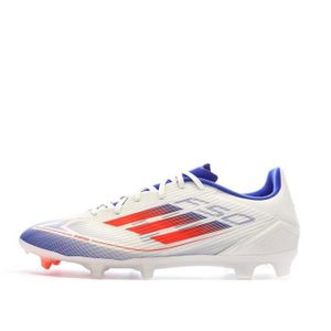Chaussures de Foot Blanc/Bleu Adulte Adidas F50 League FG/MG