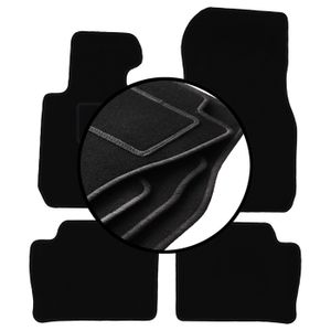 Tapis De Sol En Feutre Sur Mesure Pour BMW 3 Série F30 Berline (2012-2018) - Noir, Neuf, Mossa