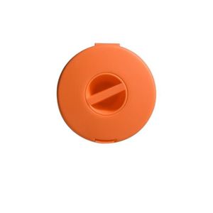 ENROULEUR Orange--Enrouleur de fil rond portable multifonctionnel, câble de données, évaluation, stockage, conteneur, c