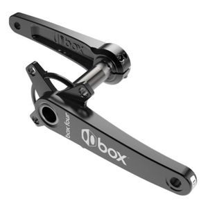Manivelle Gauche VTT 24 Pouces - 152mm, Axe Carré, Acier Noir - Pas Chère