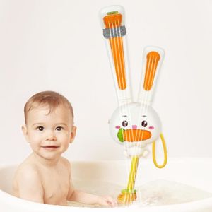 Jouet De Bain Lapin Avec Pommeau De Douche - 3 Modes De Pulvérisation - Automatique Et étanche - Pour Bébé 1-4 Ans