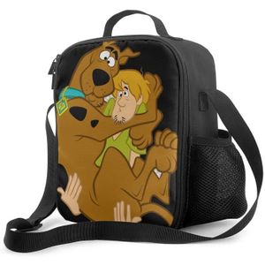 SAC À GOUTER All-Match Scooby-Doo Lunch Bag Sacs fourre-tout isolés Travail scolaire Pique-nique Thermique Transport Gourmet Lunch Co[2855]