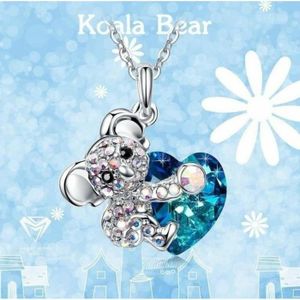 Pendentif Koala En Argent Massif 925 - Neuf Avec étiquettes, Breloque Mignonne