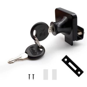 Verrous De Sécurité Serrure De Porte En Verre écran En Verre De Verrouillage Vitrine De l/'armoire De Porte En Verre Pour Porte En Verre De 5-8 mm Sans Perçage Armoire Serrure