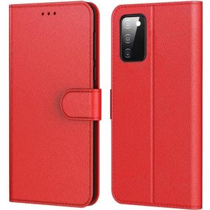 HOUSSE - ÉTUI Coque Samsung Galaxy A03s Rouge ,Aurstore Housse a