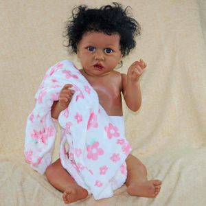 POUPÉE Poupon poupée bébé reborn poupée enfant noir gray 